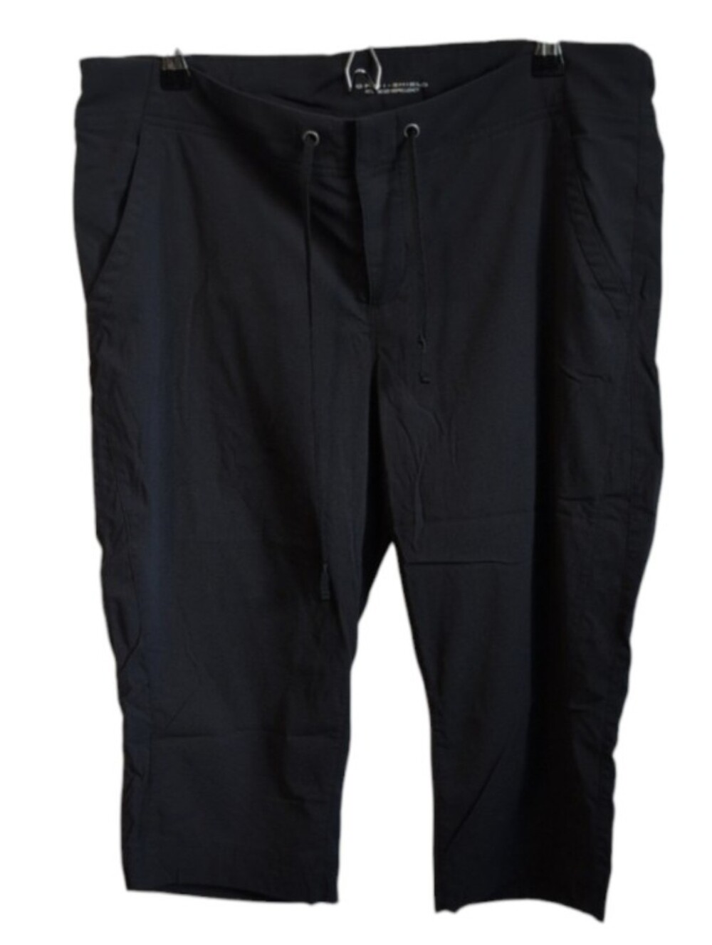 Women's Columbia Black Drawstring Capri Pants Size 12